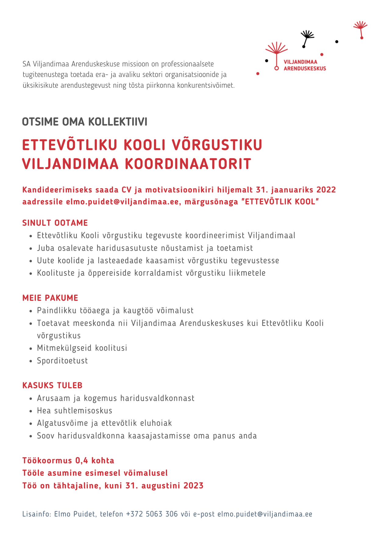 töökuulutus